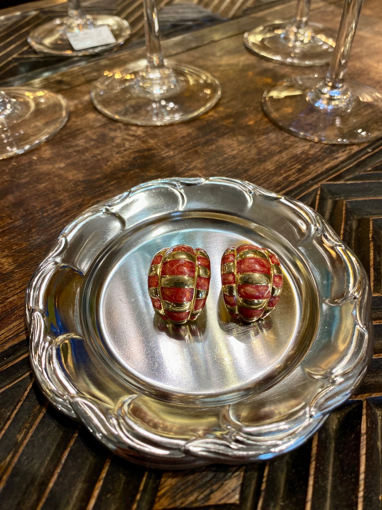 Boucles d’oreilles Clips Vintage