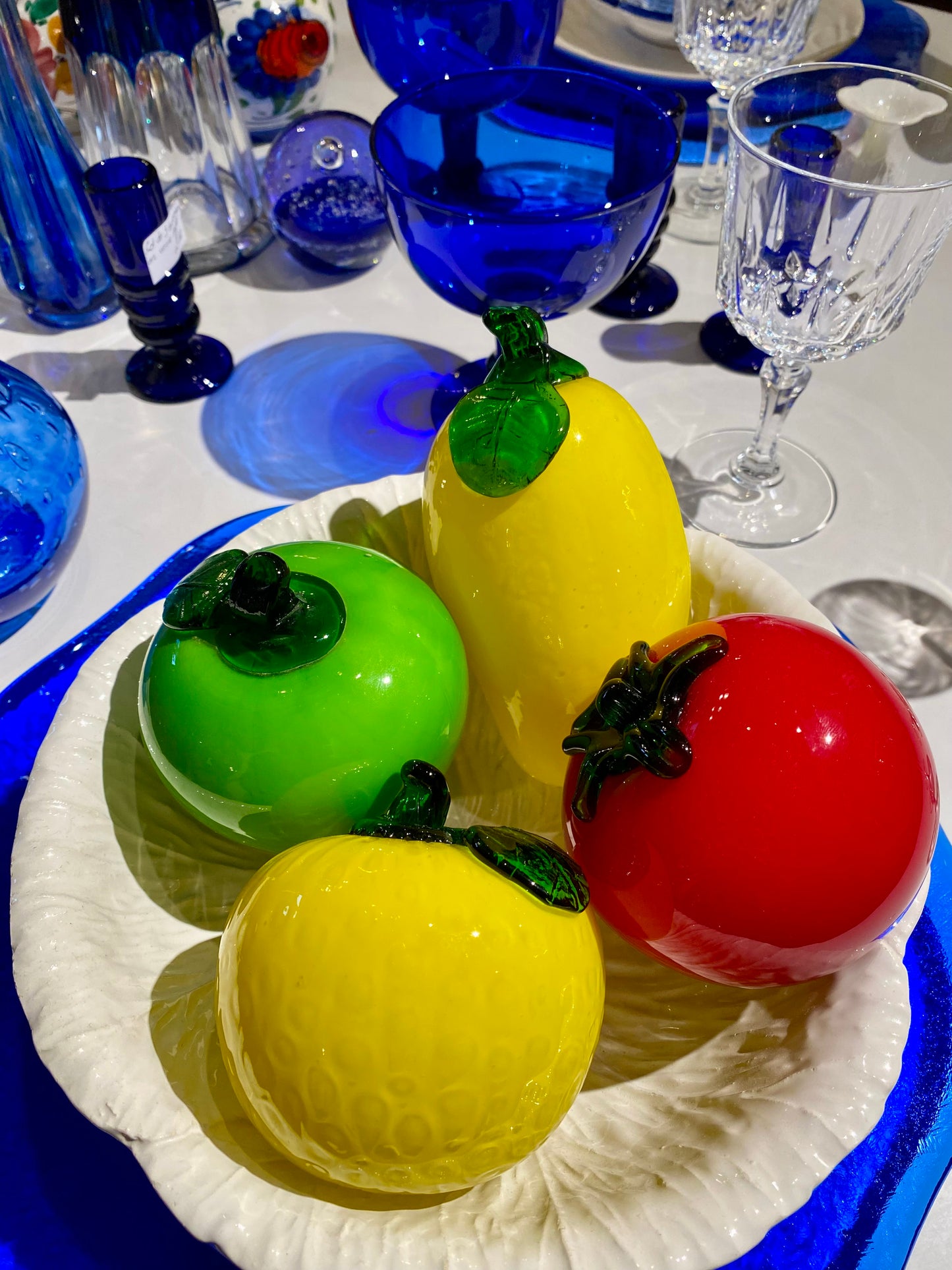 Légume en verre soufflé