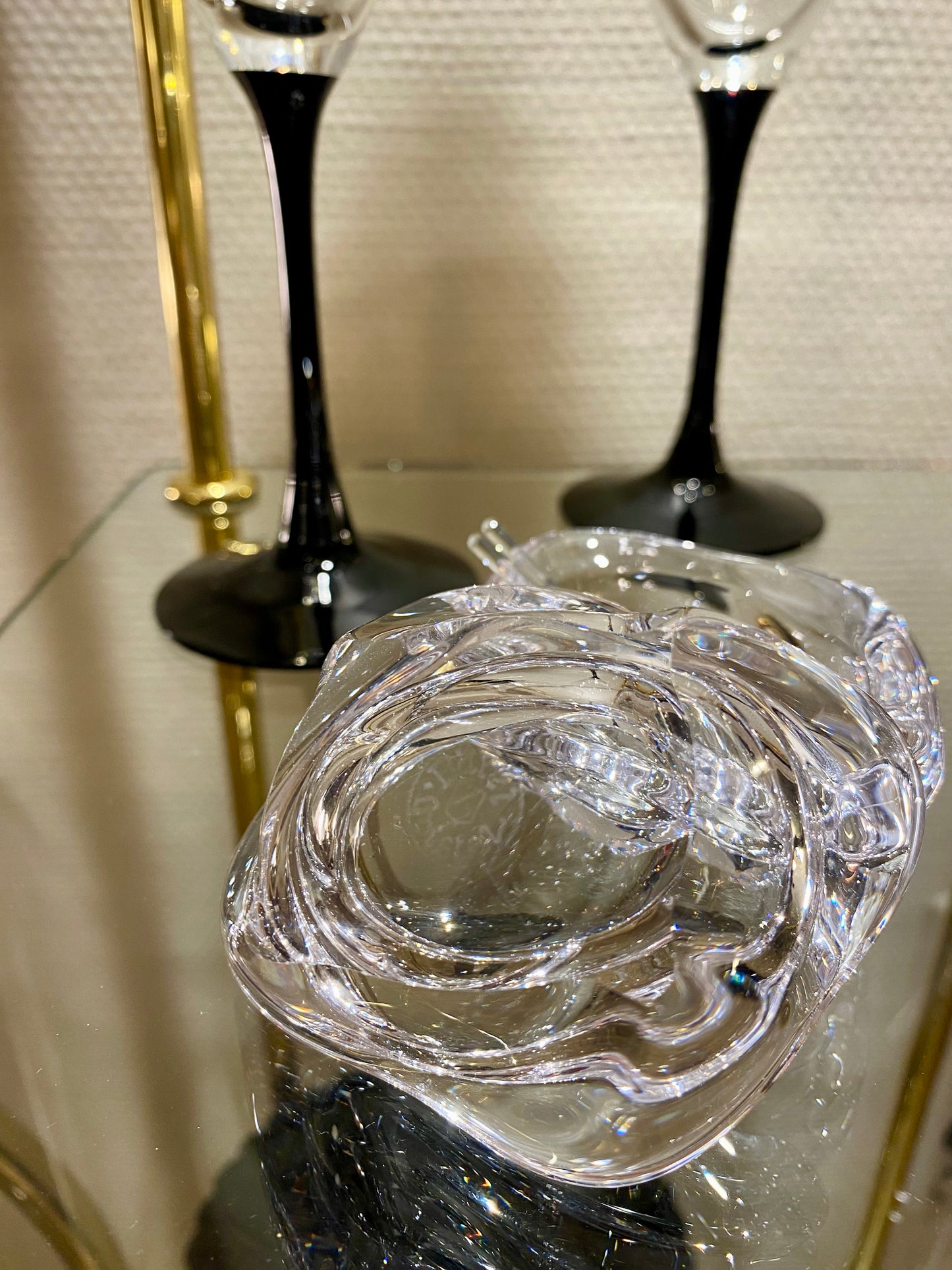 Benedict - Duo de salerons cristal de Bayel