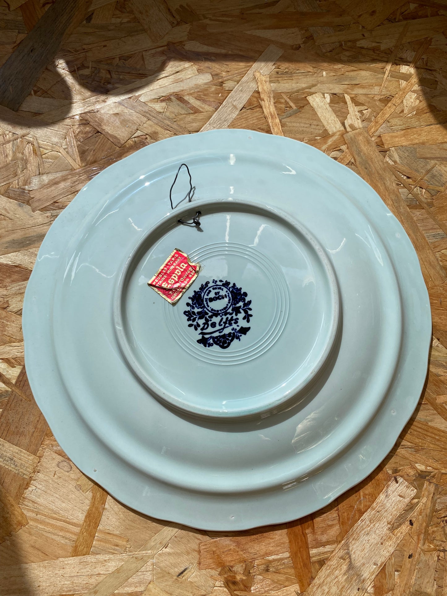 Grande assiette / plat BOCH modèle Delfts