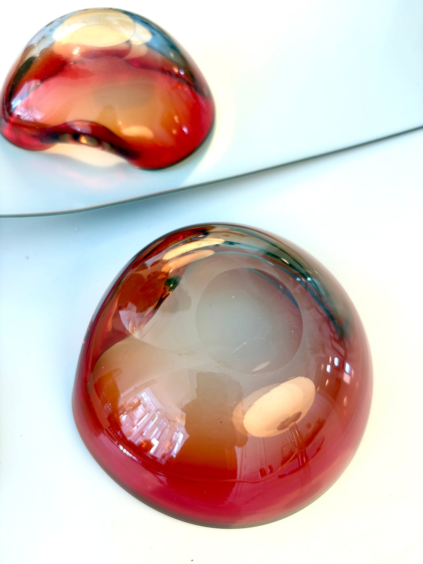 Cendrier / vide poche Murano sommerso 1960