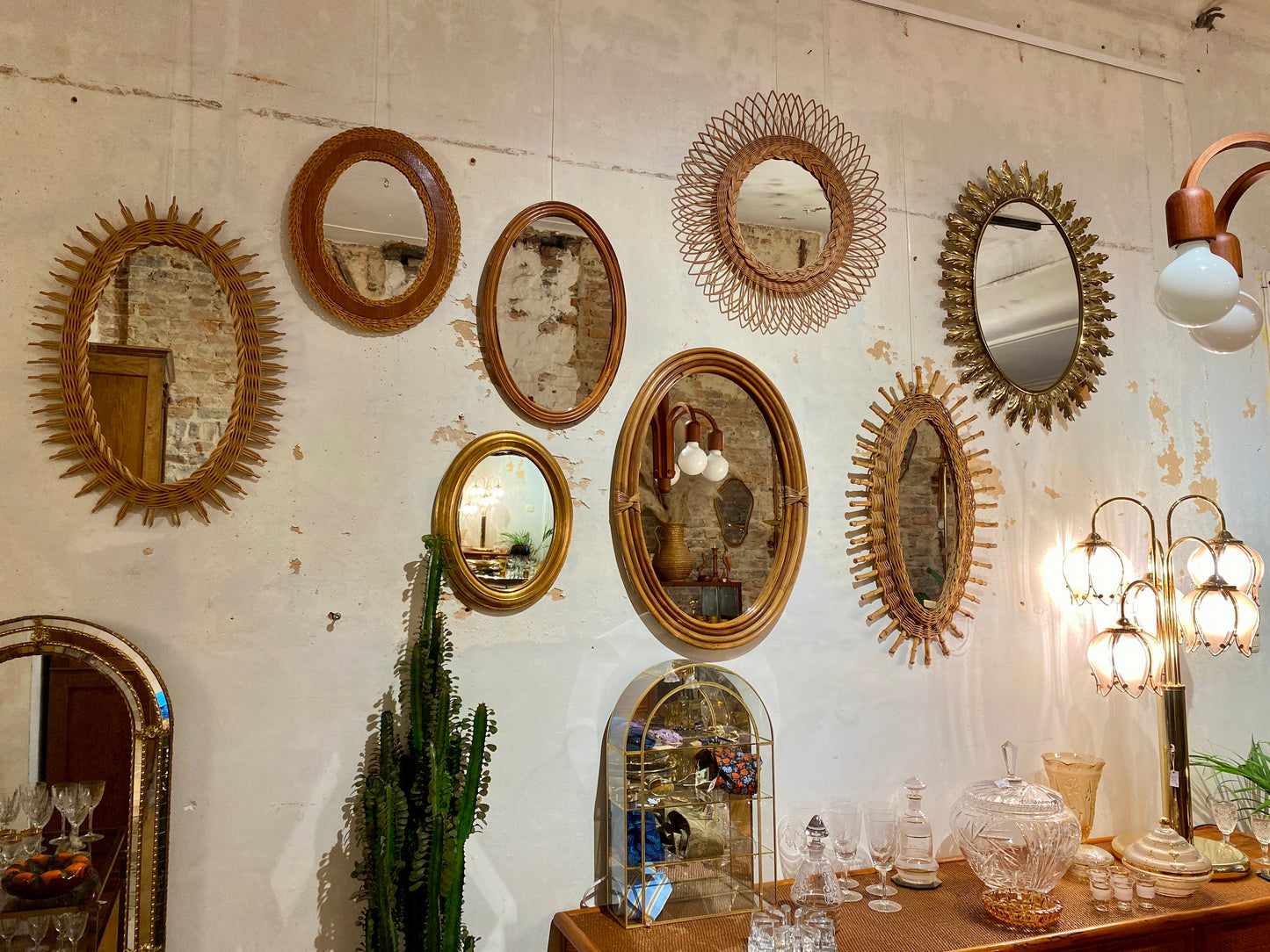 Loucas - Miroir en osier