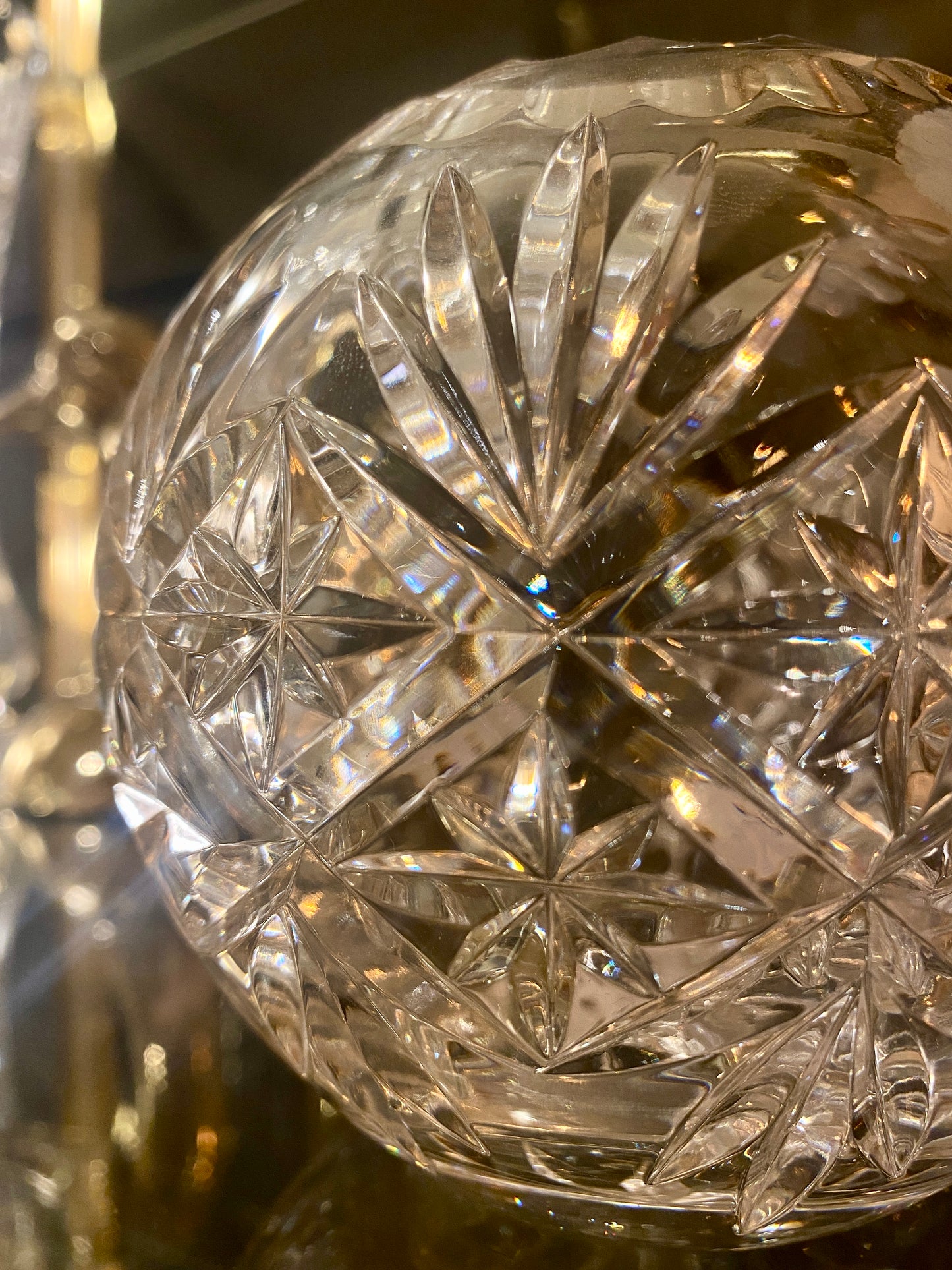 Johann - Vase boule cristal de bohême