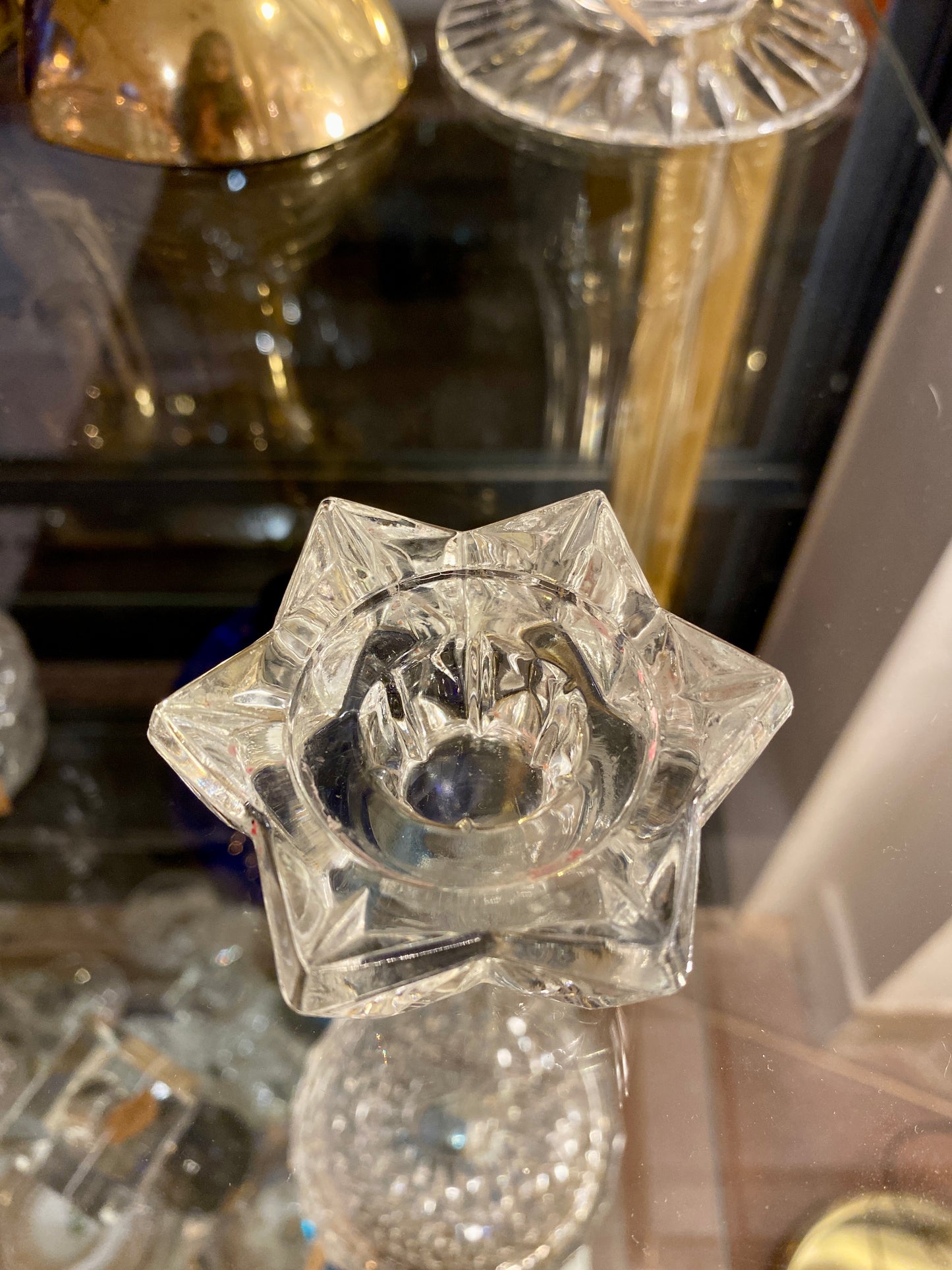 Stella - Bougeoir étoile en verre