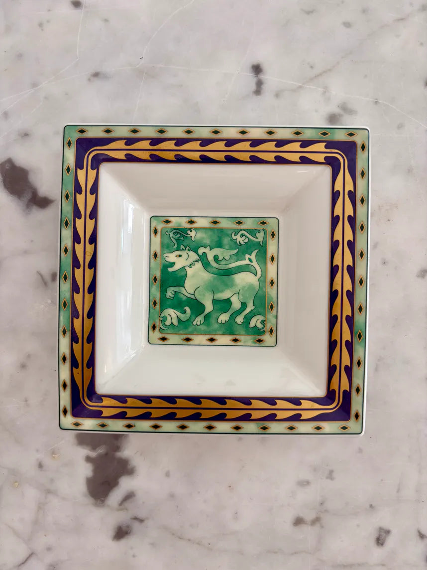 Cendrier / vide-poche “Hong Kong”, dessiné par Paloma Picasso pour Villeroy & Boch dans sa boîte d'origine