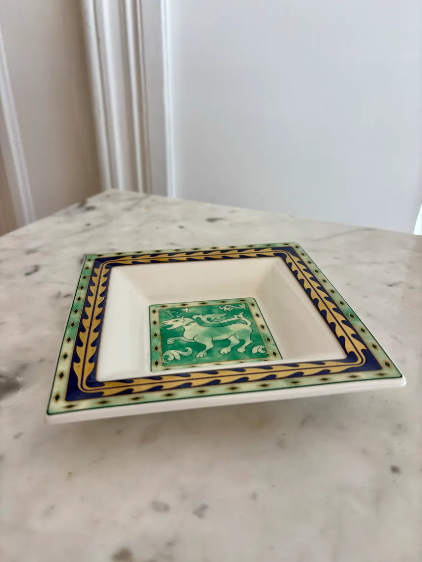 Cendrier / vide-poche “Hong Kong”, dessiné par Paloma Picasso pour Villeroy & Boch dans sa boîte d'origine