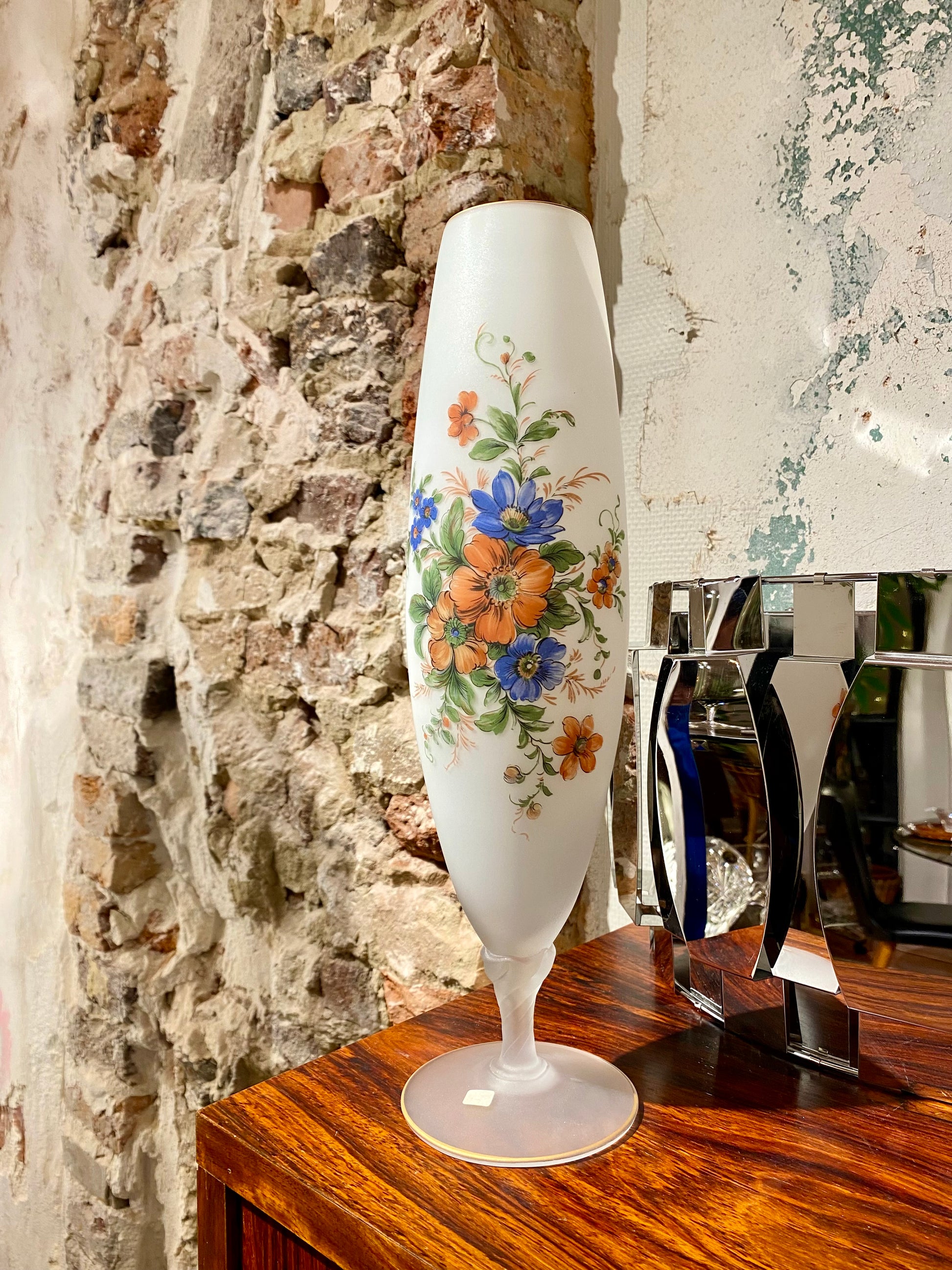 Petit vase Italien numéroté signé Italy - Label Emmaüs Petit vase Italien numéroté signé Italy - Label Emmaüs