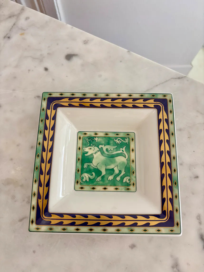 Cendrier / vide-poche “Hong Kong”, dessiné par Paloma Picasso pour Villeroy & Boch dans sa boîte d'origine