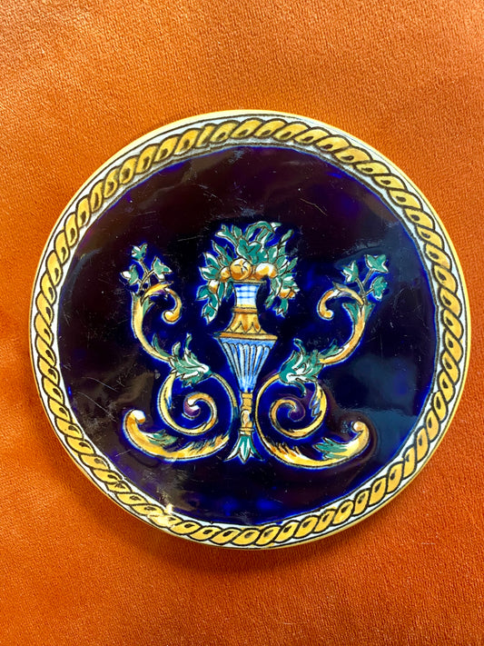 Lot de deux dessous de bouteilles Gien