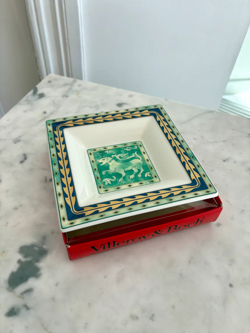 Cendrier / vide-poche “Hong Kong”, dessiné par Paloma Picasso pour Villeroy & Boch dans sa boîte d'origine