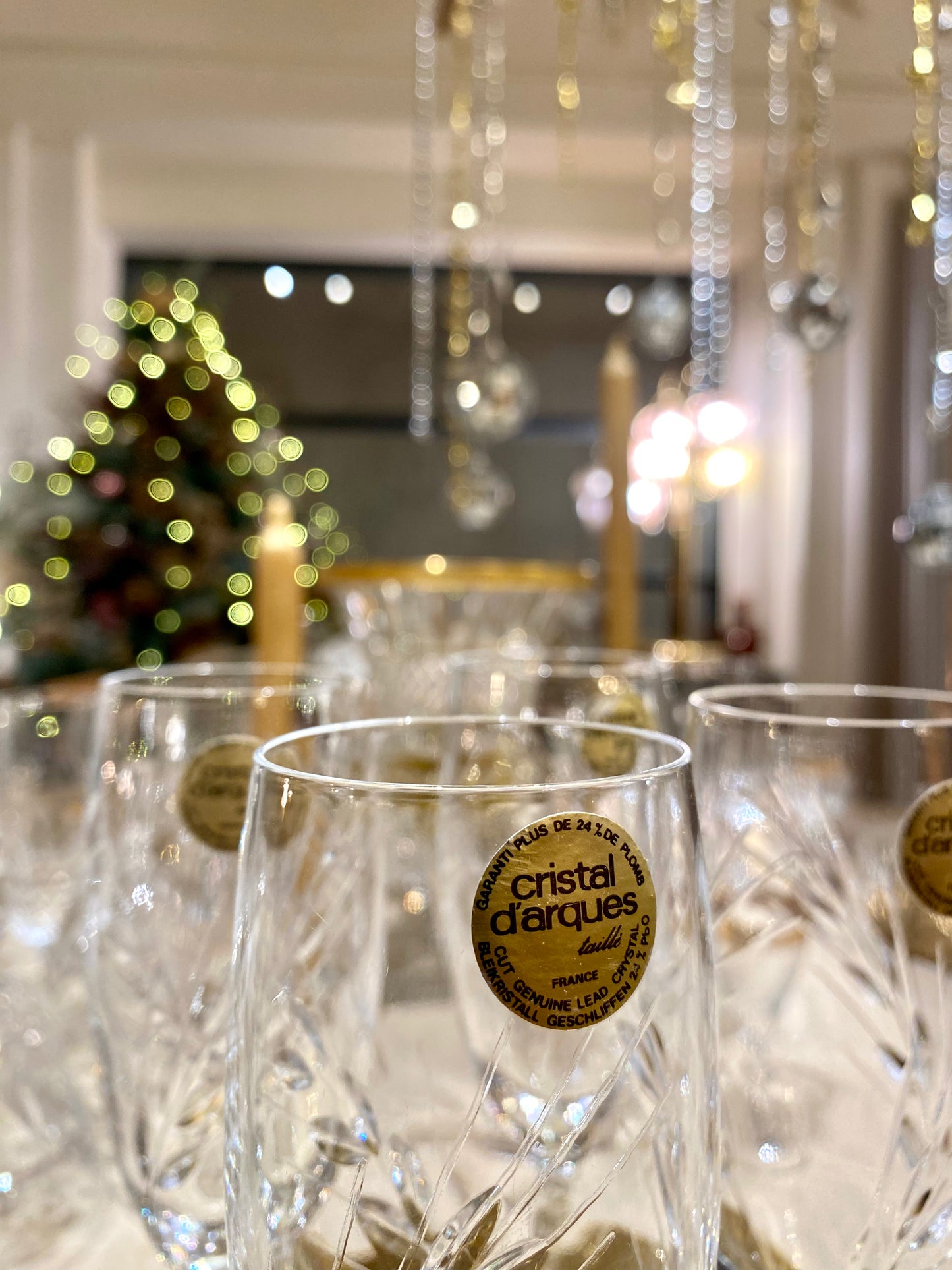 Constance Lot 4 flûtes à champagne épi Antigua Cabaña