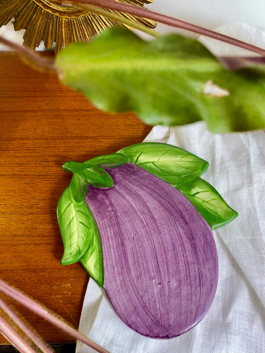 Dessous de plat aubergine
