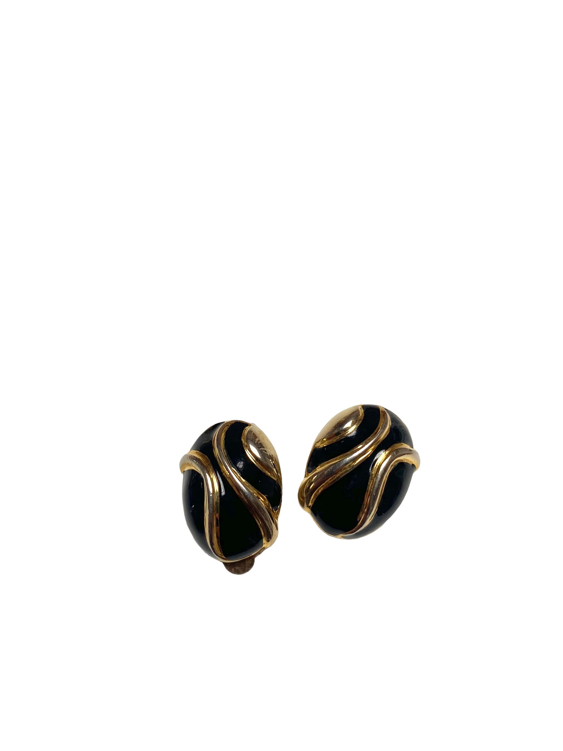Boucles D'oreilles Vintage Clips - Très Bon état - Style Fantaisie Rétro