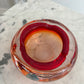 Cendrier bicolore en verre soufflé – Braine-le-Comte