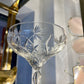 Iris - Lot de 6 coupes à champagne en cristal gravées