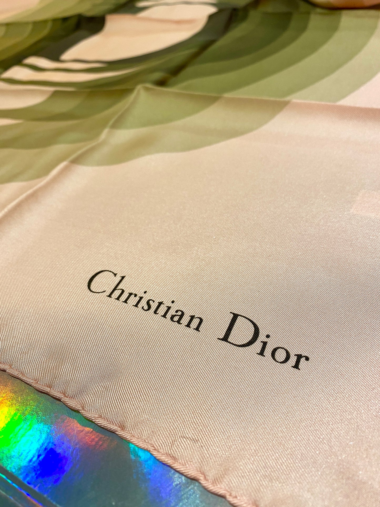 Zoé - Grand carré Dior en soie